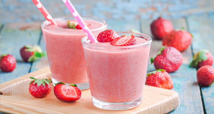 Protein Strawberry Cooler 