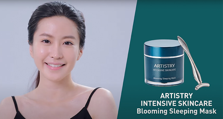 How To Apply - ARTISTRY INTENSIVE SKINCARE Blooming Sleeping Mask 